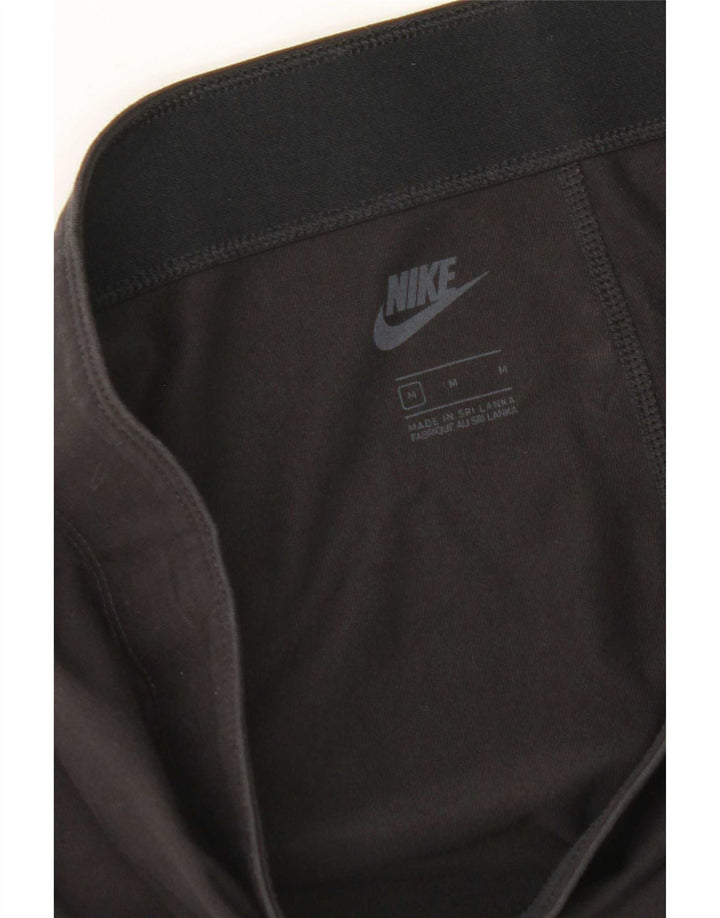 Женские леггинсы с рисунком Nike UK 12, средние, черные