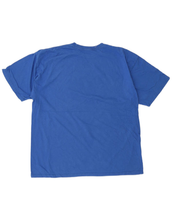 Мужская футболка с рисунком Hurley Top XL, синяя, хлопок