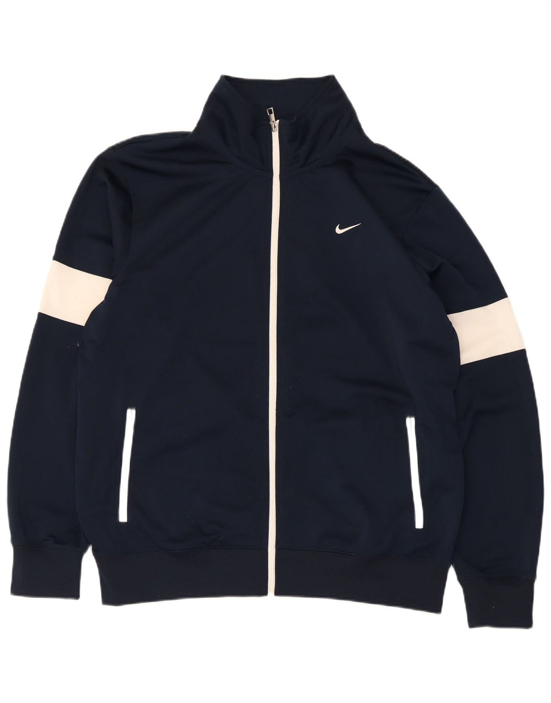 Мужская спортивная куртка стандартного кроя Nike, большая темно-синяя цветная блокировка