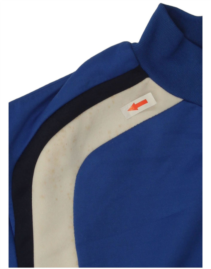 Мужской свитер Diadora, маленький синий полиэстер с цветными блоками