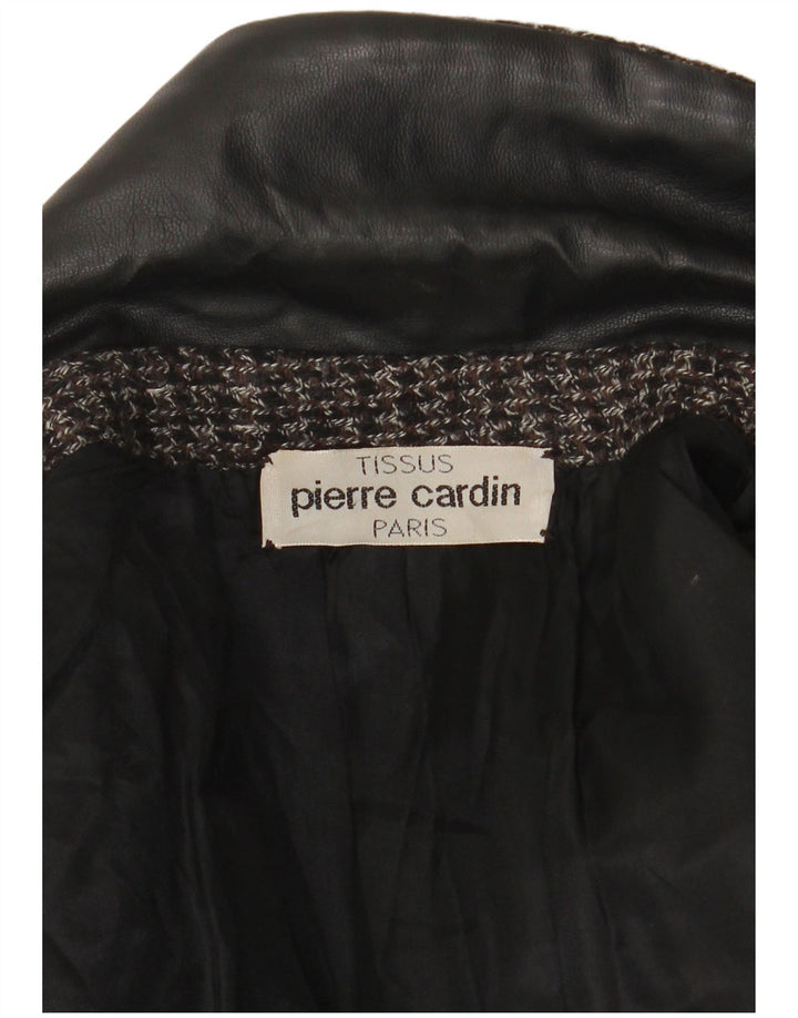 Женское пальто Pierre Cardin UK 10 маленькое черное в крапинку