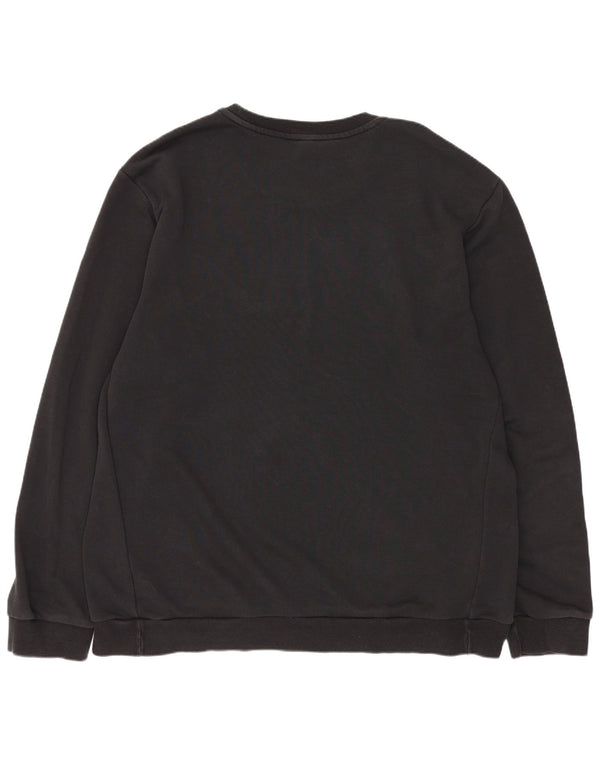 Мужской свитшот Adidas Regular Fit с графикой XL, черный хлопок