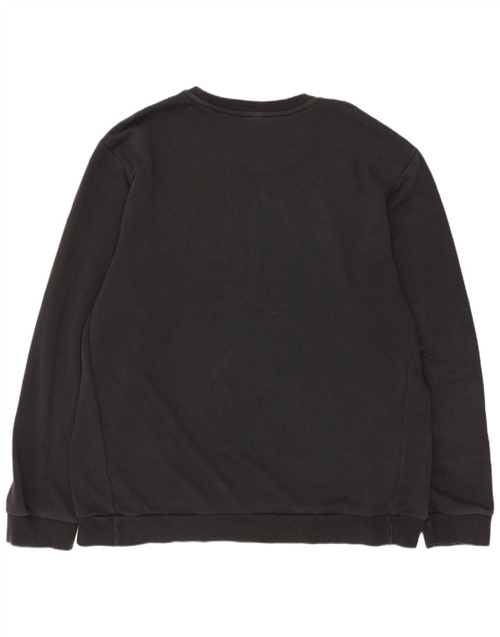 Мужской свитшот Adidas Regular Fit с графикой XL, черный хлопок