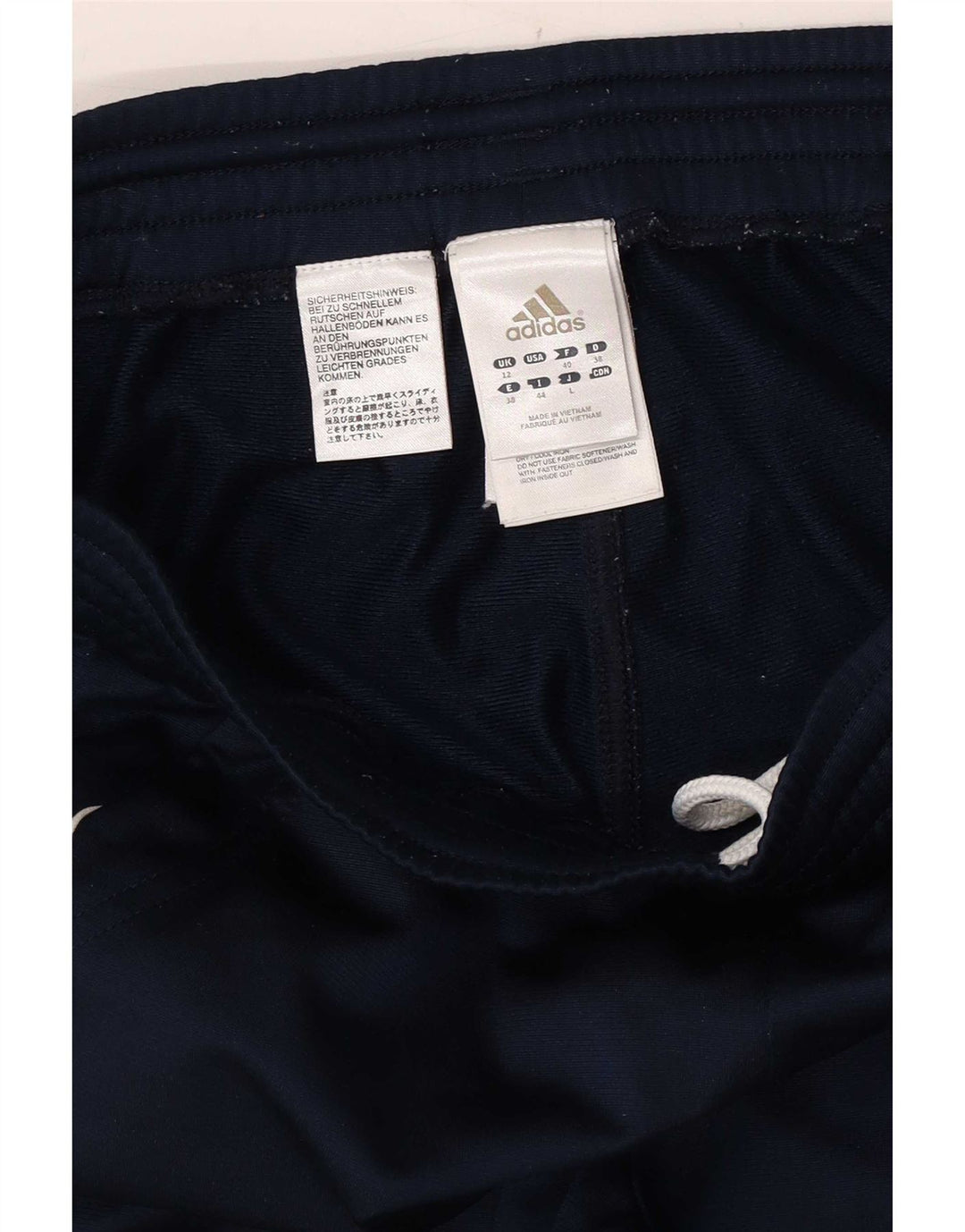 Женские спортивные брюки Adidas Joggers UK 12, средний темно-синий, полиэстер