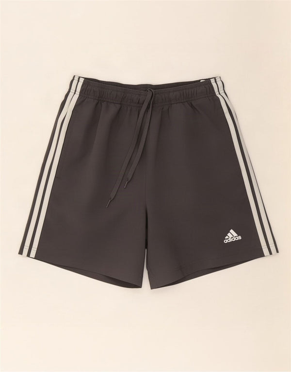 Мужские спортивные шорты Adidas, большие серые, полиэстер