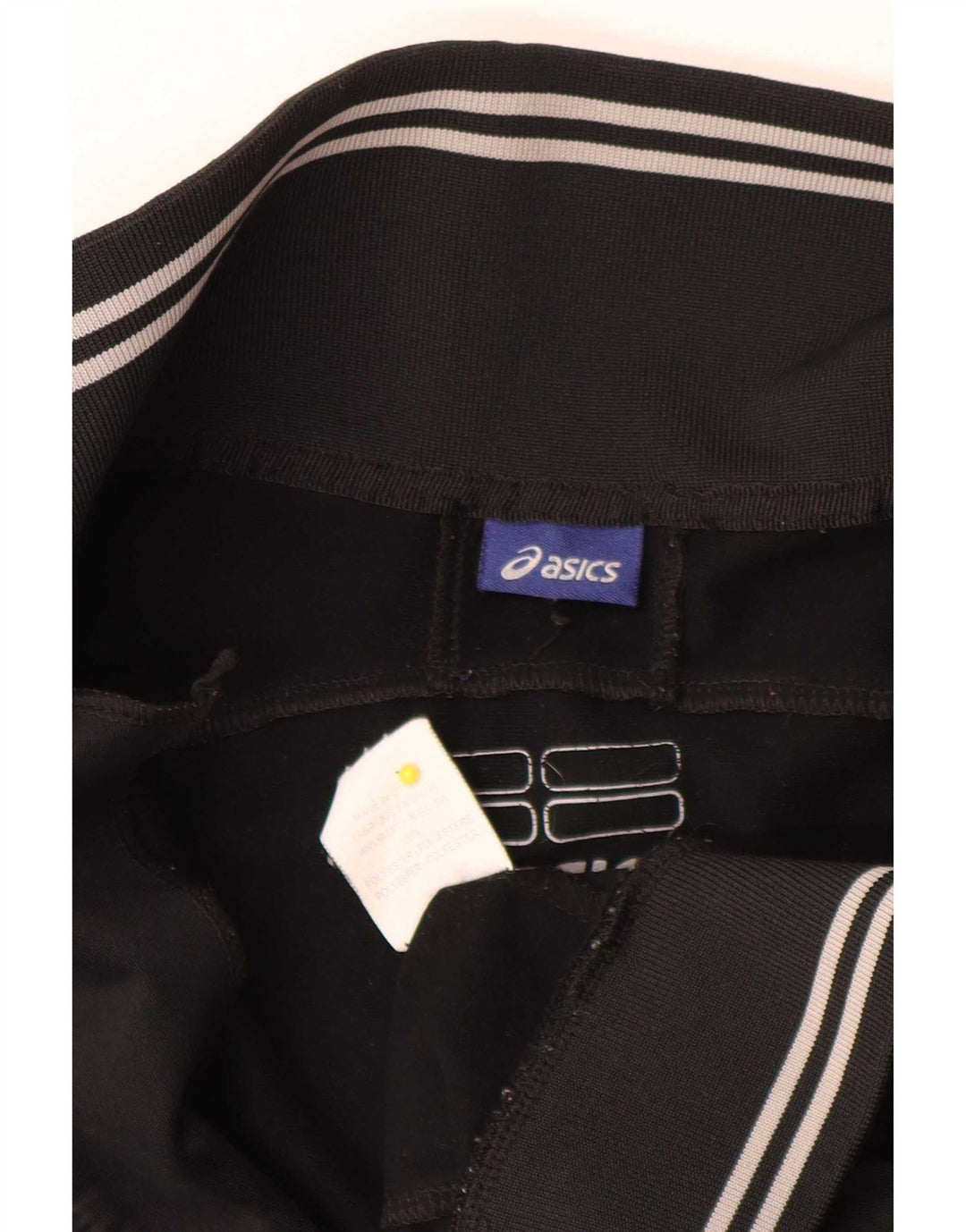 Мужская спортивная куртка с графическим рисунком Asics, маленькая черная полиэстеровая куртка