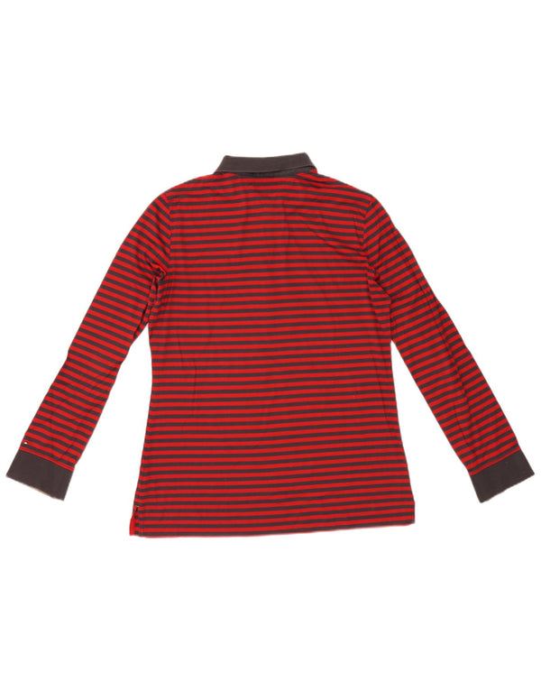 Женская рубашка-поло для регби с длинным рукавом Tommy Hilfiger UK 18 XL в красную полоску