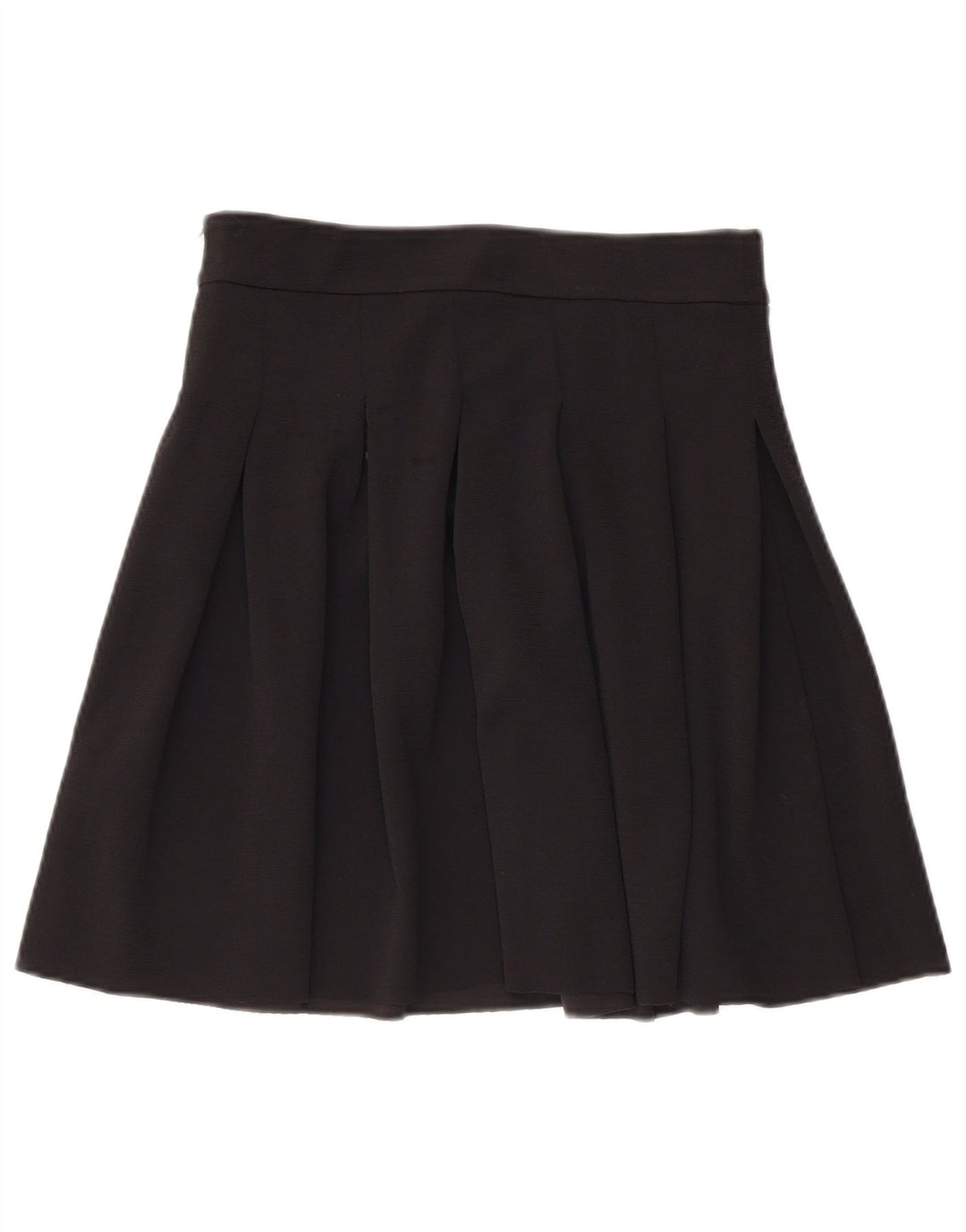 Tommy Hilfiger Женская мини-юбка плиссе среднего размера W28 Черная полиэстер