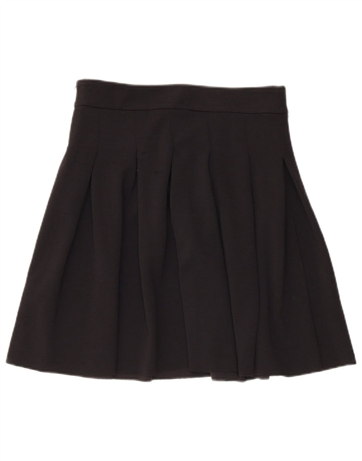 Tommy Hilfiger Женская мини-юбка плиссе среднего размера W28 Черная полиэстер