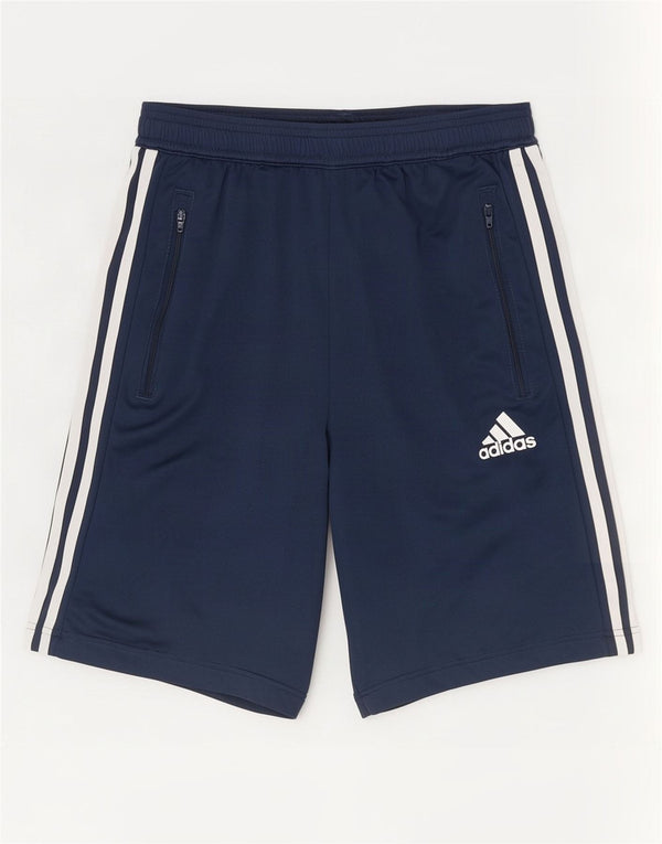 Мужские спортивные шорты Adidas, маленькие, темно-синие, полиэстер