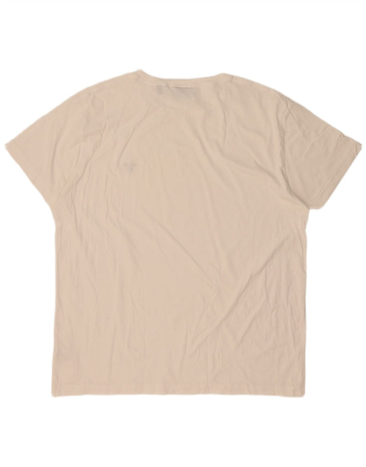 Мужская футболка стандартного кроя Gant 3XL, белый хлопок