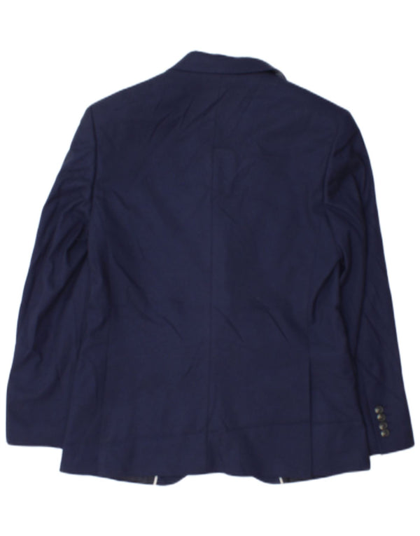 Marks & Spencer Mens 2 Button Blazer Jacket UK 38/40 Medium Navy Blue