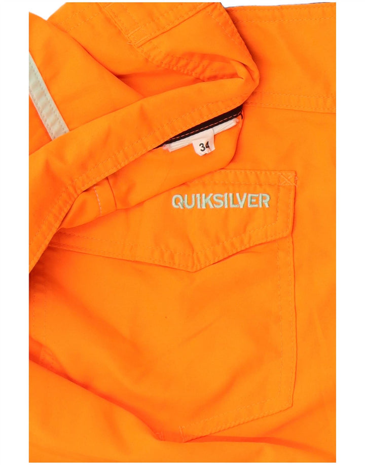 Мужские шорты для плавания Quiksilver, большие, оранжевые