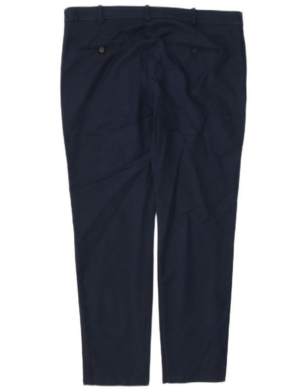 Женские узкие брюки-чиносы Zara EU 40 Medium W30 L27 Темно-синие, хлопок