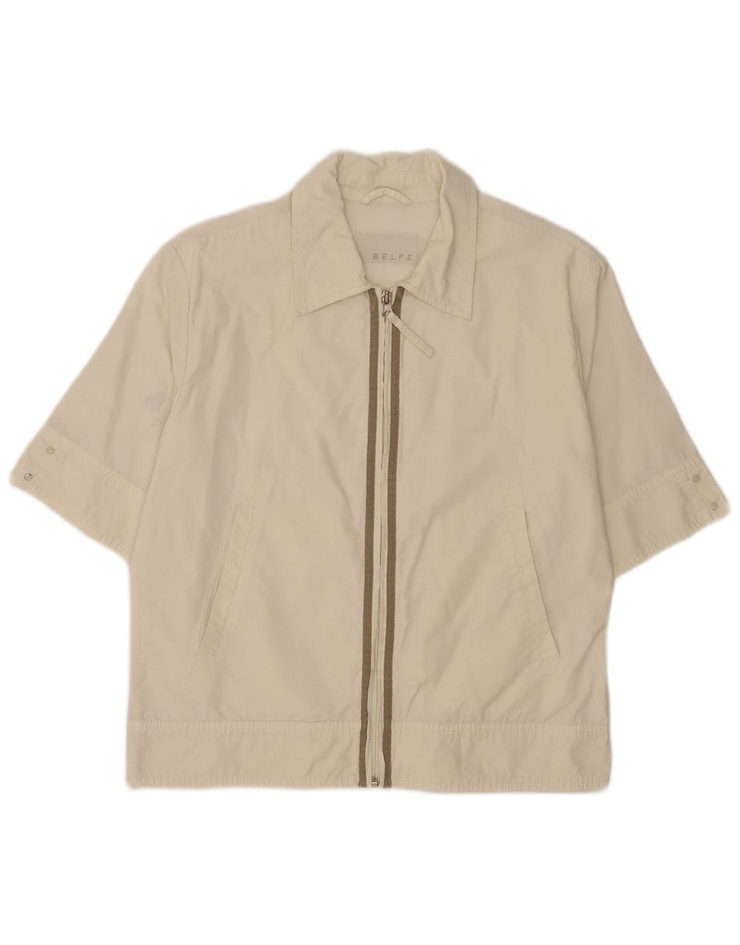 Belfe & Womens Рубашка с коротким рукавом UK 10, маленькая, белая