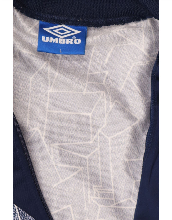 Мужская верхняя куртка UMBRO 1993-95 гг., Англия, большой синий полиэстер