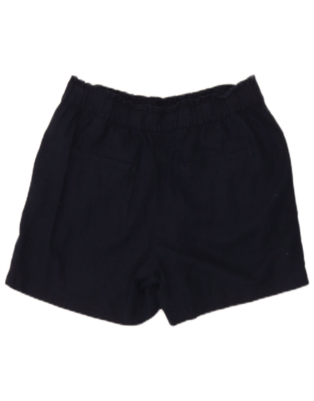 Женские повседневные шорты Marks & Spencer UK 12 Medium W32 Темно-синий лен