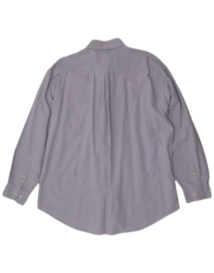 Мужская рубашка Tommy Hilfiger XL, синяя, хлопок