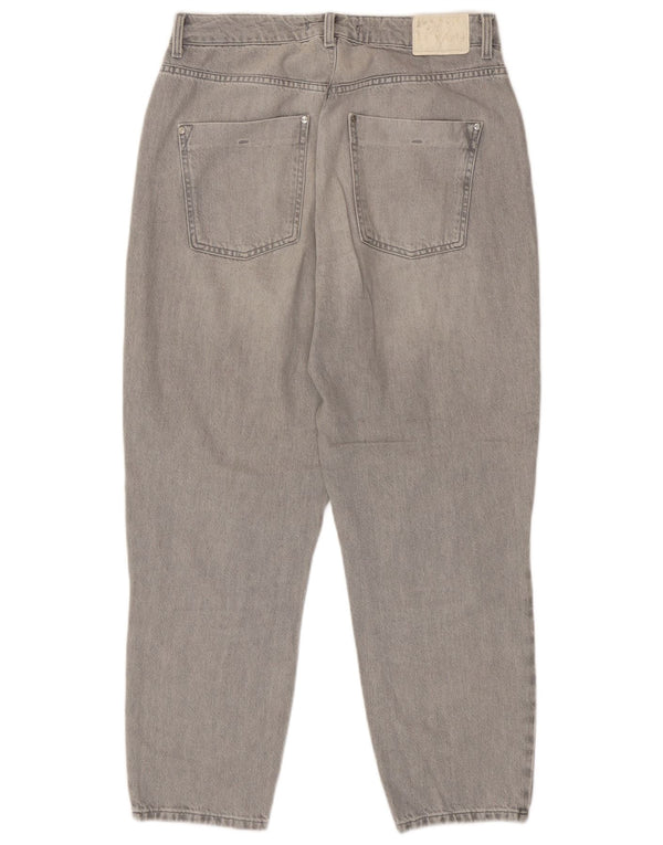 Женские зауженные джинсы Zara EU 42, большие W32 L27, серые
