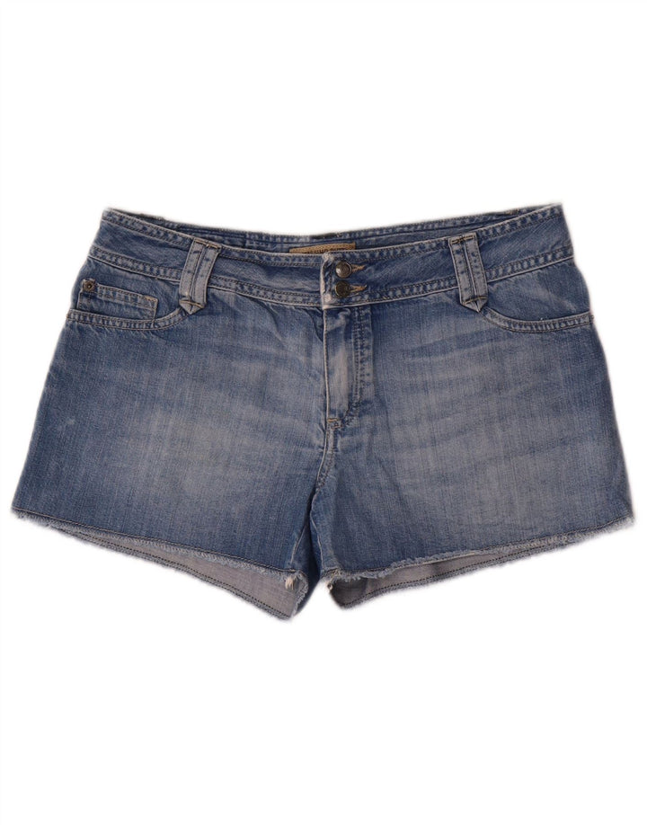 Женские джинсовые шорты Massimo Dutti W30, средний синий хлопок