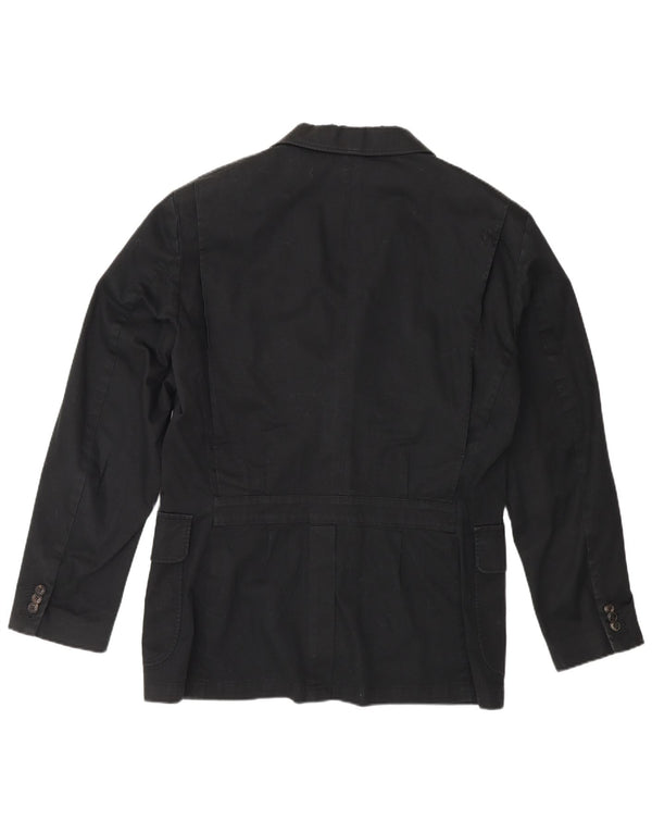 Мужской пиджак с 3 пуговицами Polo Ralph Lauren, Великобритания 42 XL, черный хлопок