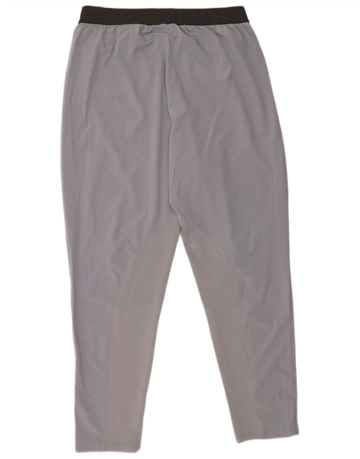 ADIDAS Mens Regular Fit Tracksuit Trousers XL  Blue Colourblock Polyester