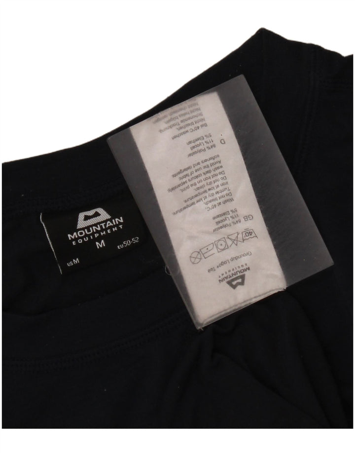 Мужская футболка с рисунком Mountain Equipment, верх среднего размера, темно-синий, полиэстер