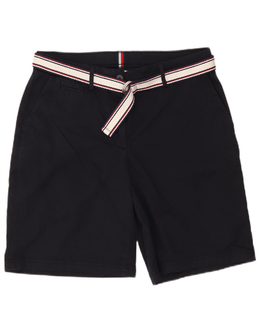 TOMMY HILFIGER Женские шорты чинос UK 12 Medium W32 Темно-синие хлопковые
