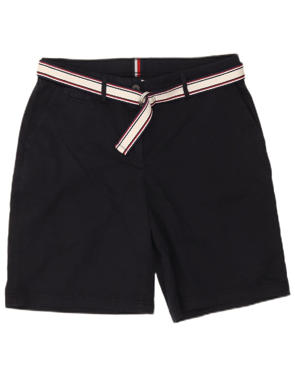 TOMMY HILFIGER Женские шорты чинос UK 12 Medium W32 Темно-синие хлопковые