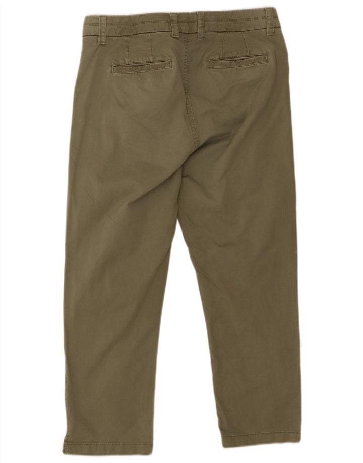 Женские узкие капри Fat Face UK 12, средние W30 L23, зеленый хлопок