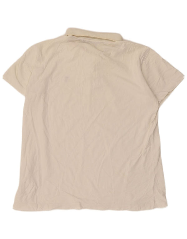Мужская рубашка-поло Trussardi Jeans XL, белый хлопок
