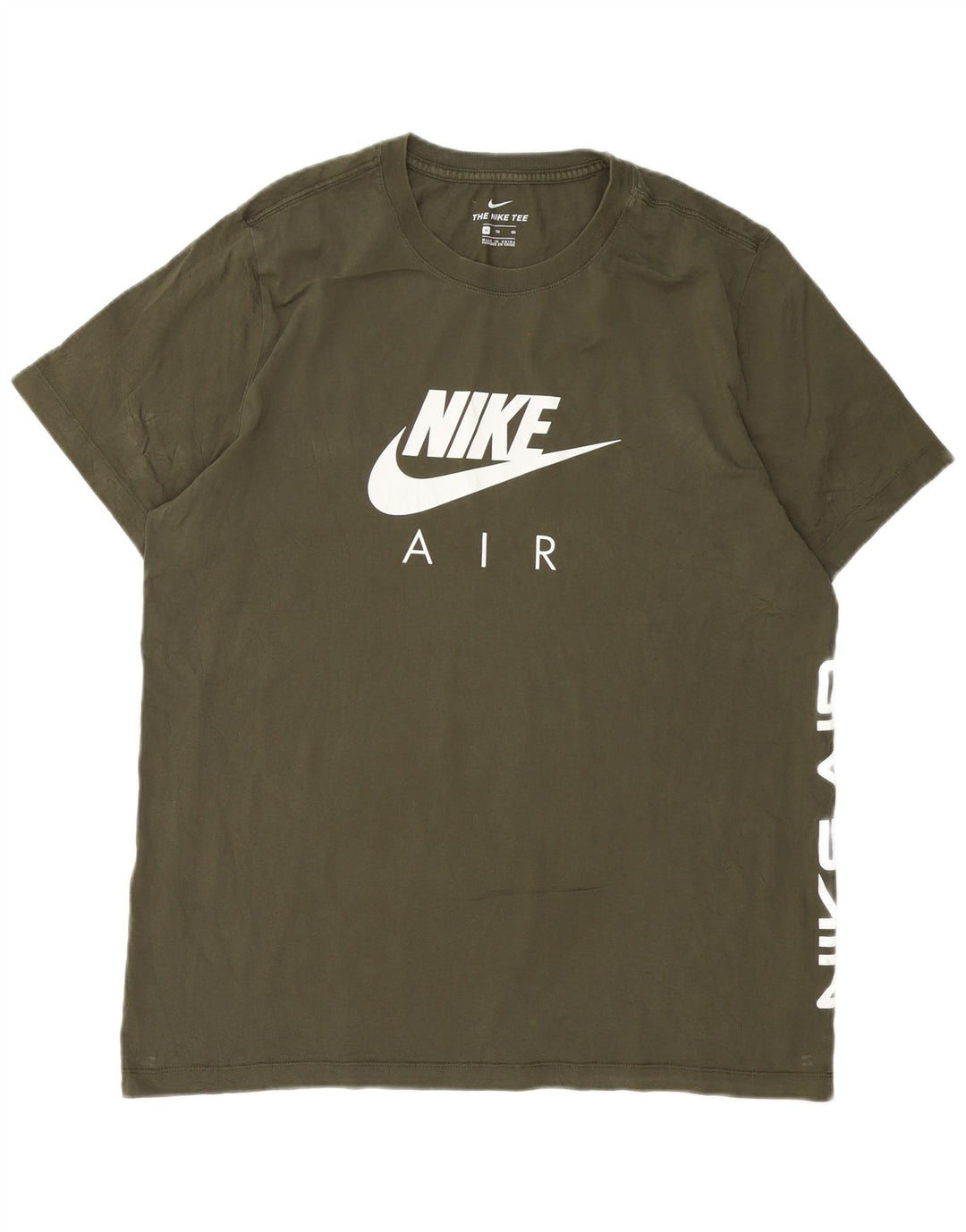 Мужская футболка с рисунком Nike Top XL, зеленый хлопок