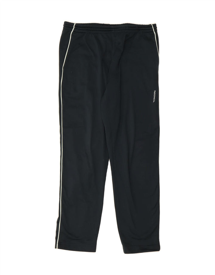DIADORA Mens Tracksuit Trousers IT 50 Medium  Black Polyester Vintage Diadora and Second-Hand Diadora from Messina Hembry 