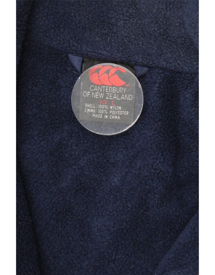 CANTERBURY Мужская ветровка UK 40, большая, темно-синяя, нейлон