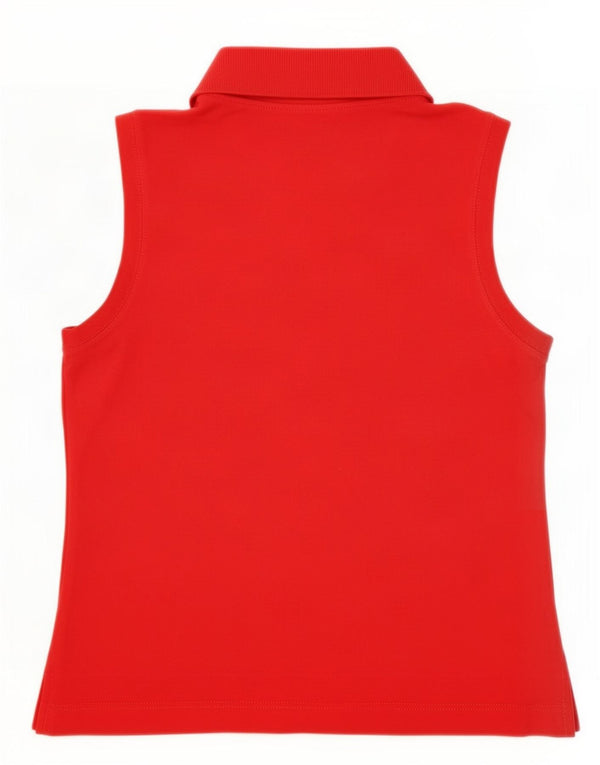 Женская рубашка поло без рукавов Sergio Tacchini IT 44 Medium Red