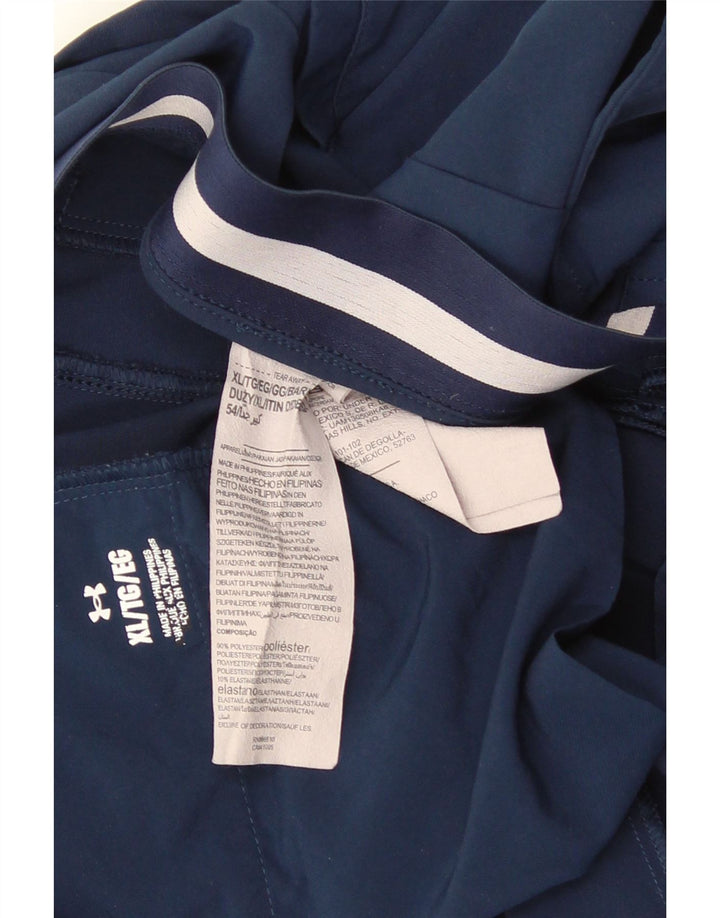Мужские спортивные брюки Under Armour, джоггеры XL, темно-синий, полиэстер