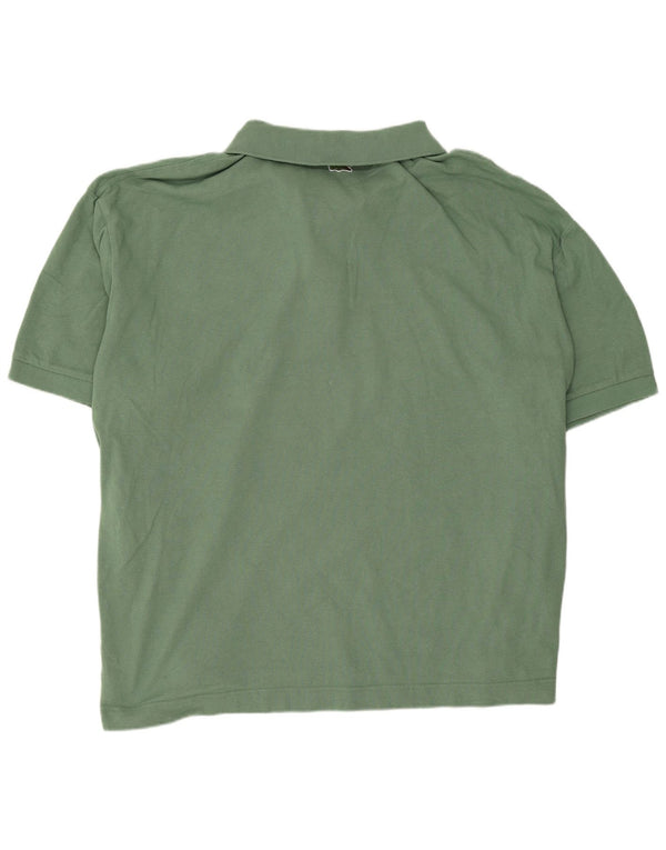 Мужская рубашка-поло свободного кроя Lacoste, размер 9, 4XL, зеленый хлопок