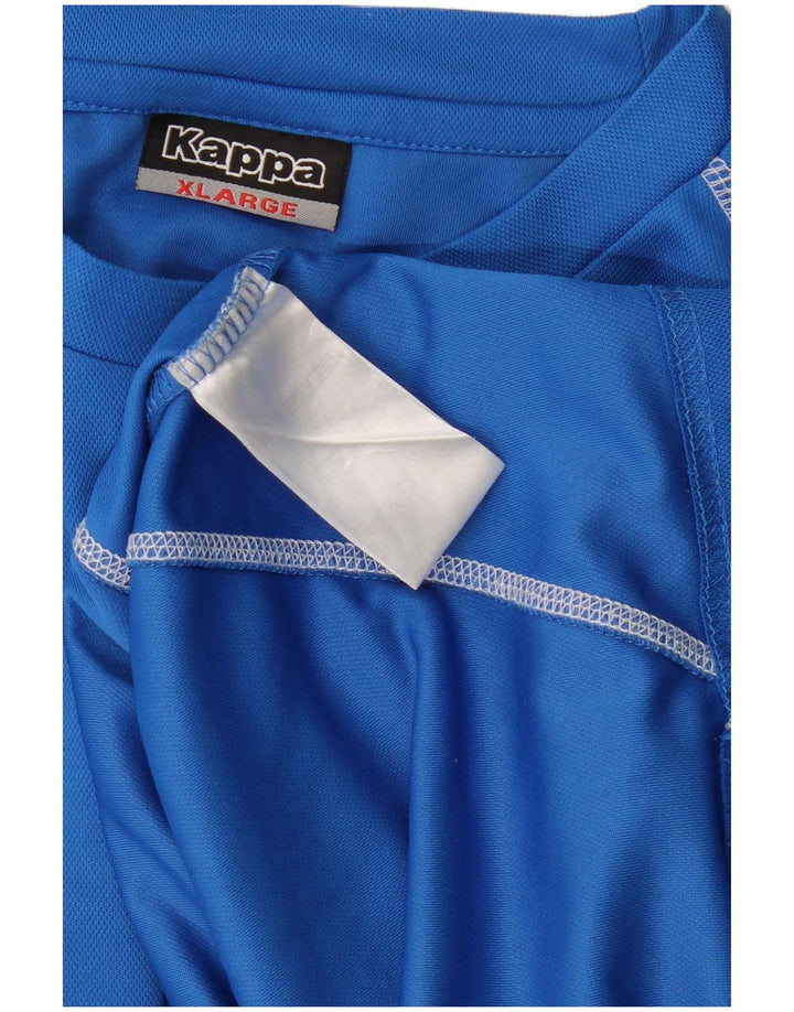 KAPPA Мужская футболка с рисунком Top XL Синяя