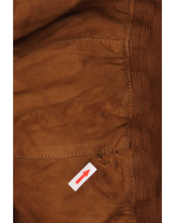 Винтажная мужская замшевая куртка IT 48 Medium Beige