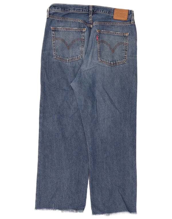 Женские прямые джинсы Levi's Ribcage W32 L29, синий хлопок
