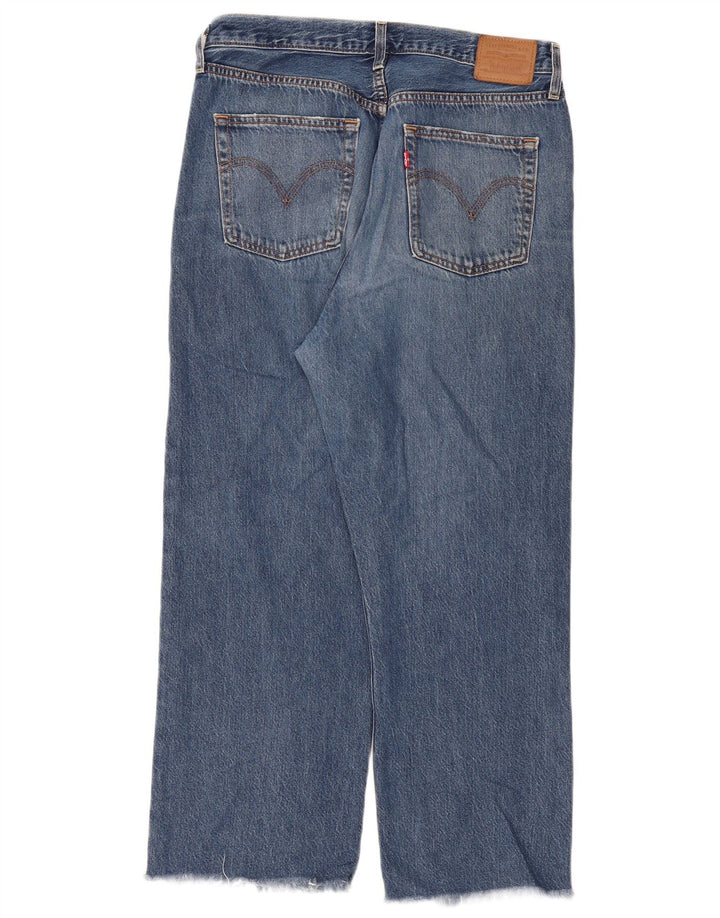 Женские прямые джинсы Levi's Ribcage W32 L29, синий хлопок