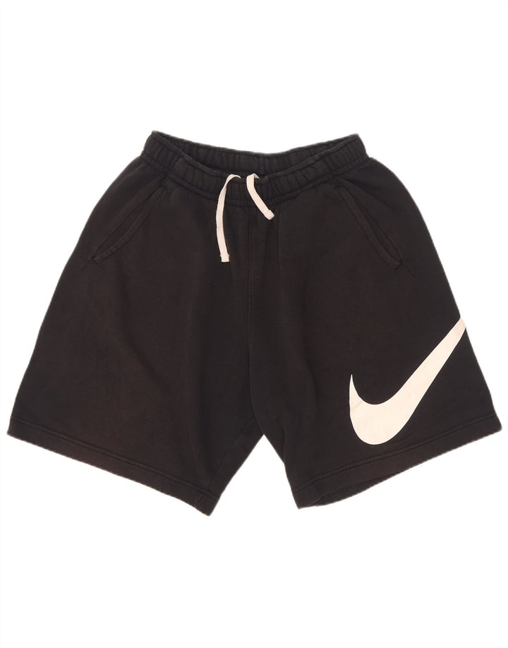 Мужские спортивные шорты с графическим рисунком Nike, маленькие черные хлопковые
