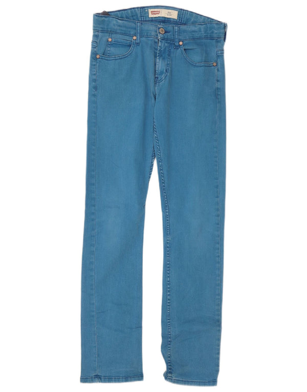 Джинсы Levi's Girls 511 Slim 13-14 лет W28 L29, синий хлопок