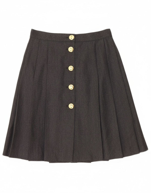 Женская плиссированная юбка Bagarry IT 44 Medium W26, черная, новая шерсть