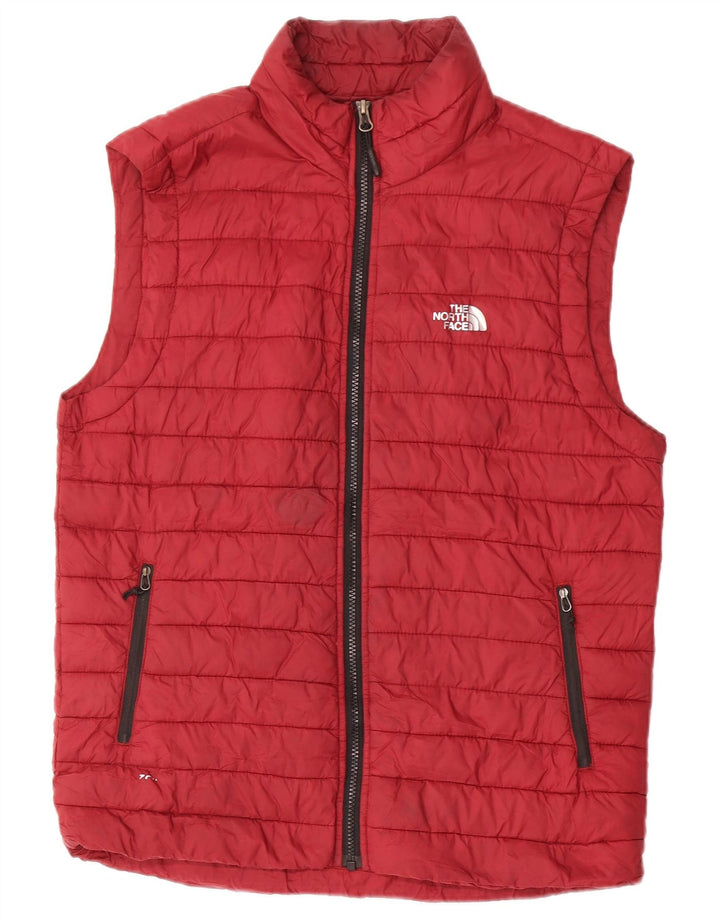 Мужской утепленный жилет The North Face UK 38, средний темно-бордовый полиэстер