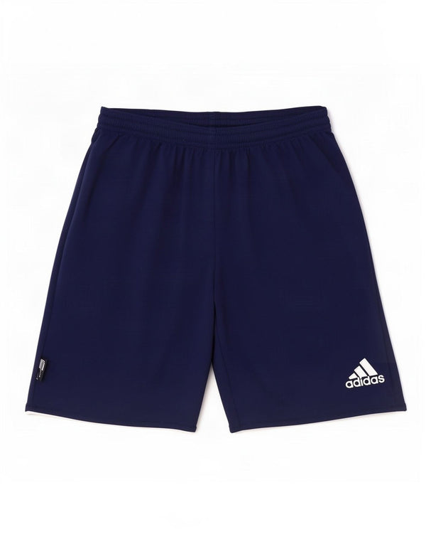 Мужские спортивные шорты Adidas Climalite, маленькие, темно-синие, полиэстер