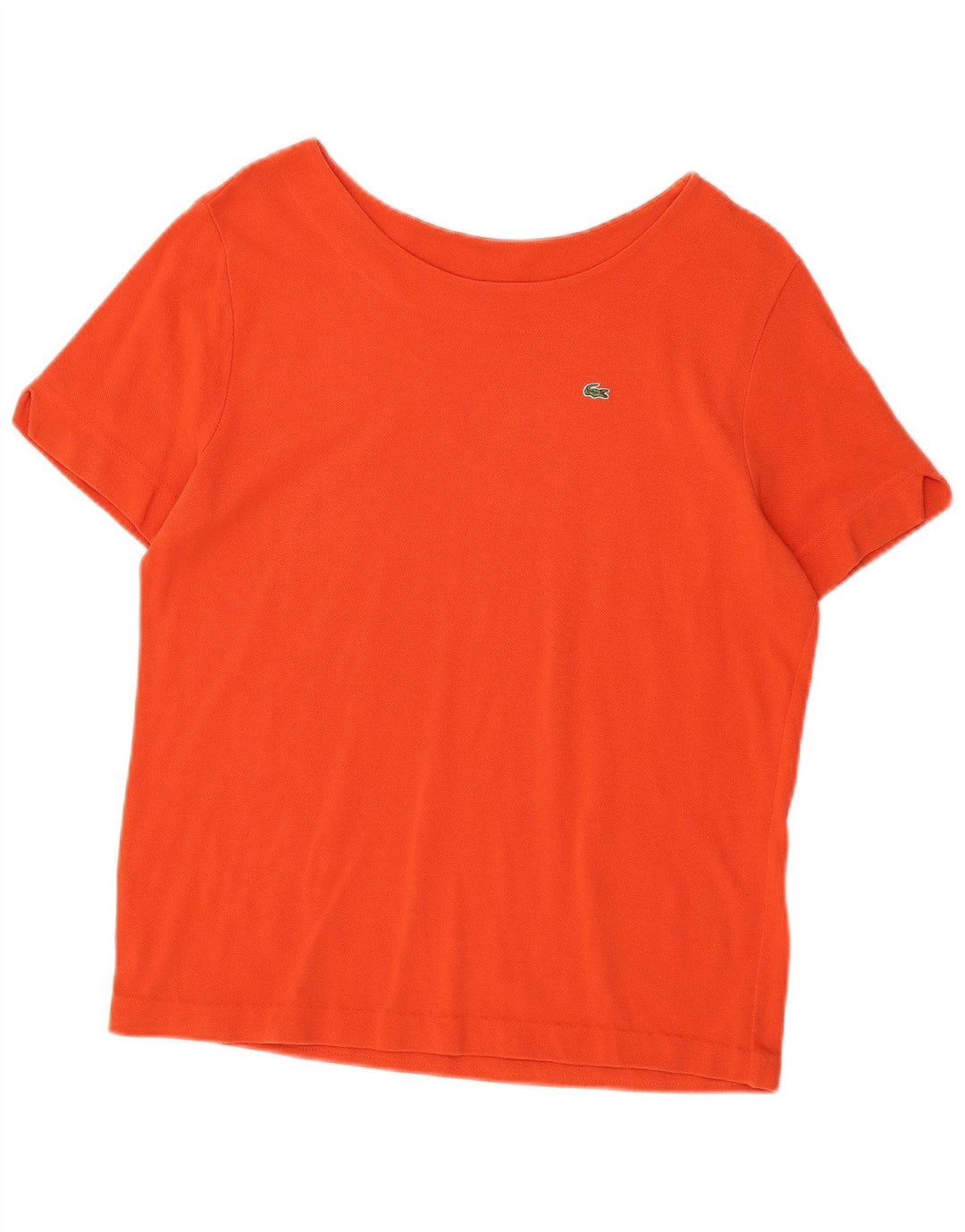 LACOSTE Женская футболка, размер 48 XL, оранжевая