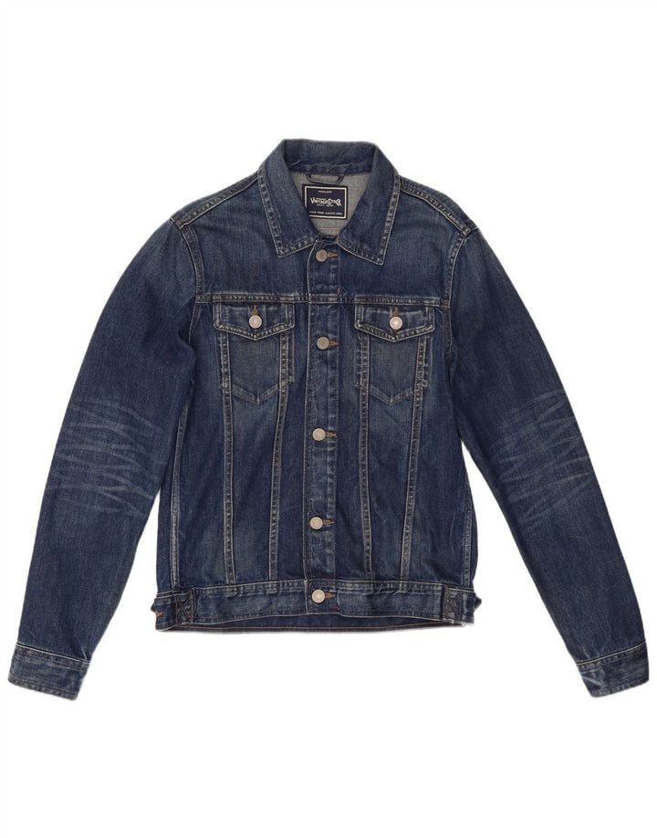 Мужская джинсовая куртка Jack & Jones UK 38, средний темно-синий хлопок