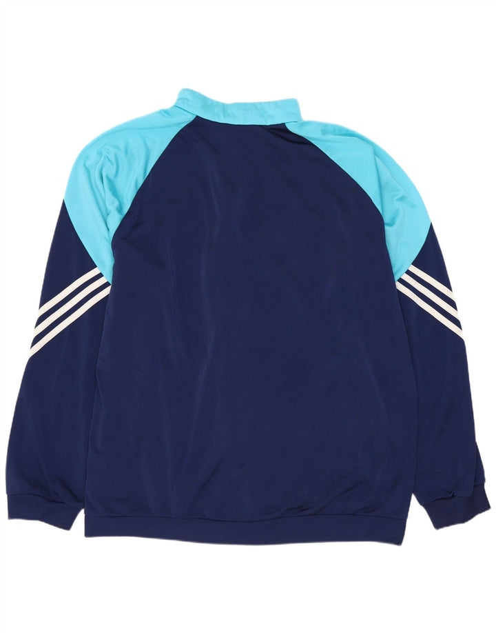 Мужской спортивный костюм ADIDAS XL, темно-синий, полиэстер с цветными блоками