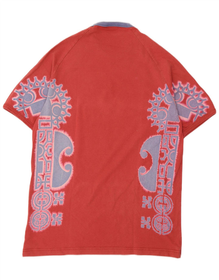 Мужская футболка с рисунком REPLAY, большой красный хлопковый топ